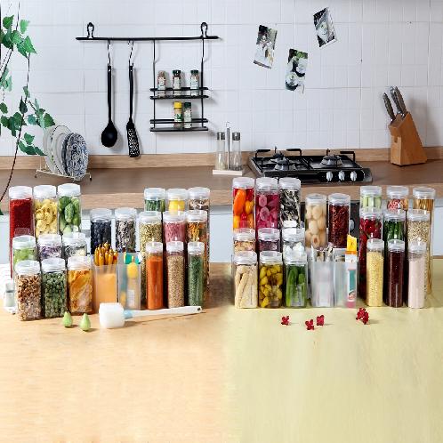 Food container for refrigerator arrangement and organization